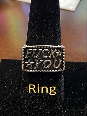NWT- Brand New Antiqued Silver-Tone Statement Ring- Men's or Women's, Size 9